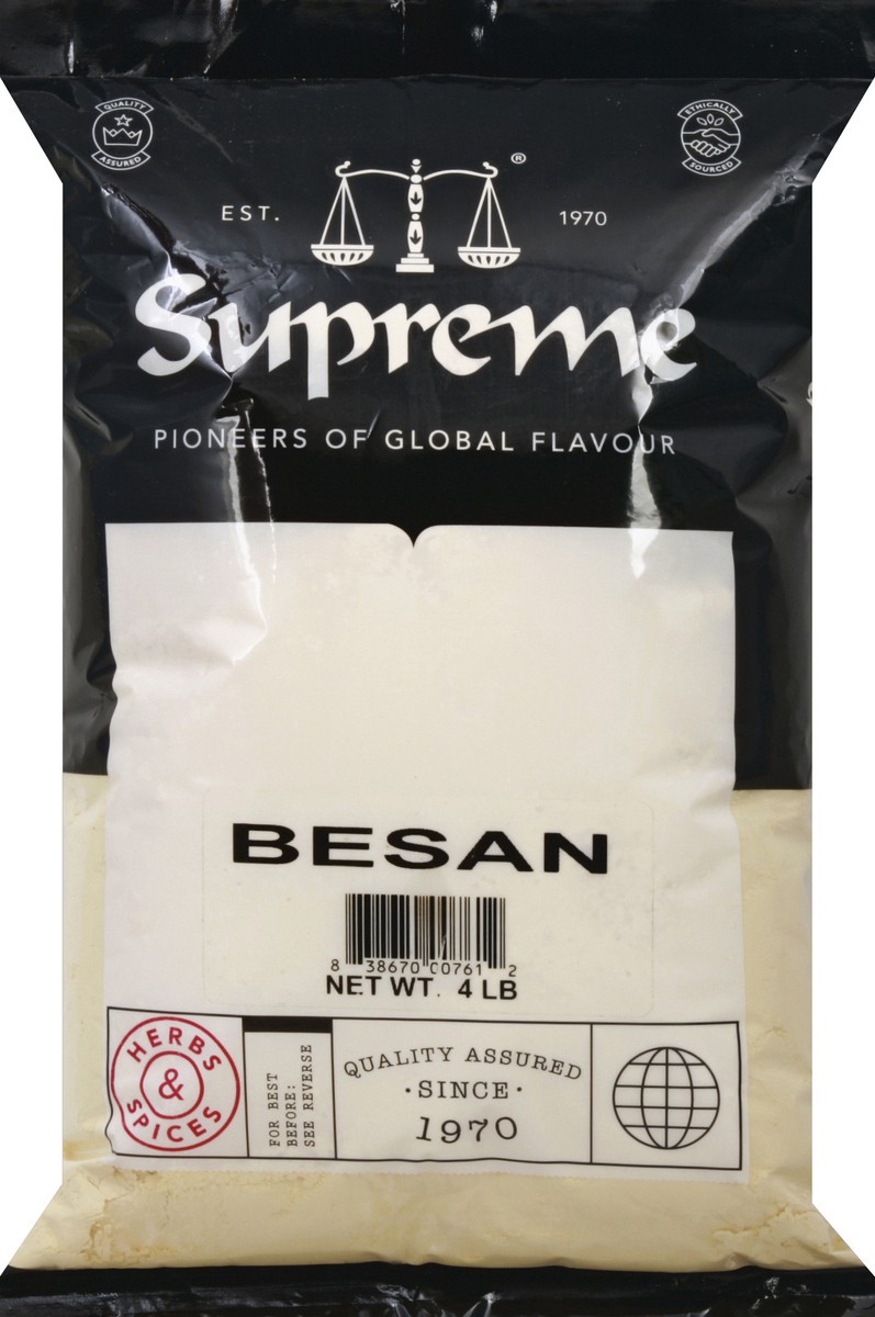 slide 5 of 5, Supreme Besan 4 lb, 4 lb