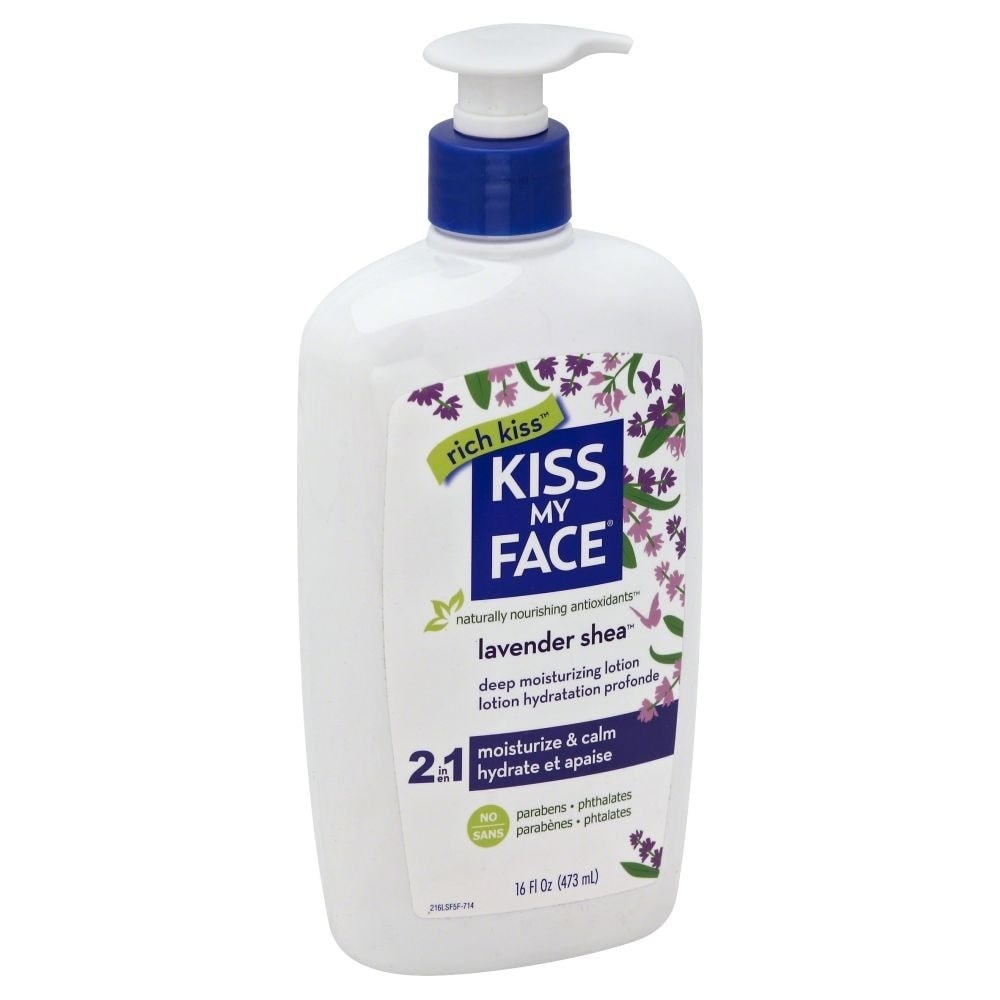 slide 1 of 1, Kiss My Face Moisturizer Lavender Shea Butter, 16 fl oz