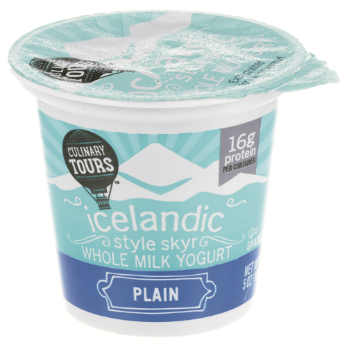 slide 1 of 1, Culinary Tours Plain Icelandic Style Skyr Whole Milk Yogurt, 5 oz