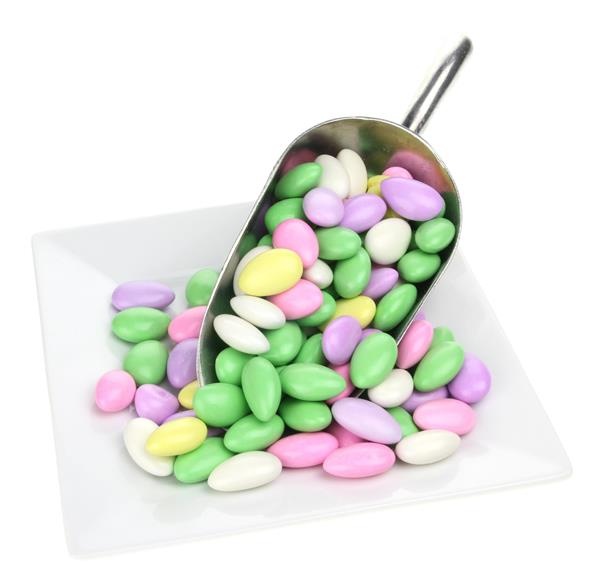 slide 1 of 1, Jelly Belly Jordan Almonds Assorted, per lb