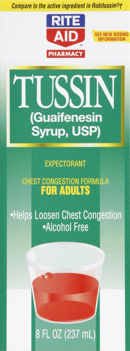 slide 4 of 5, Rite Aid Pharmacy Tussin, Chest Congestion, 8 fl oz