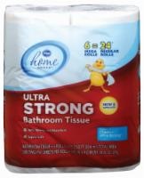 slide 1 of 1, Kroger Home Sense Ultra Strong Bathroom Tissue Mega Rolls, 6 ct