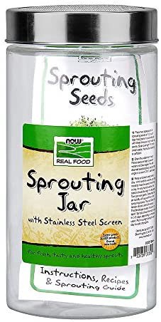 slide 1 of 3, Now Naturals Sprouting Jar - 1/2 Gallon, 1 ct