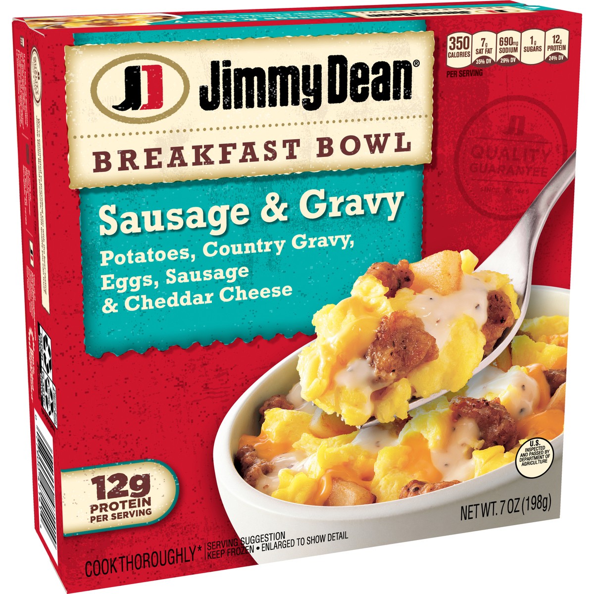 slide 9 of 9, Jimmy Dean Sausage & Gravy Breakfast Bowl, 7 oz