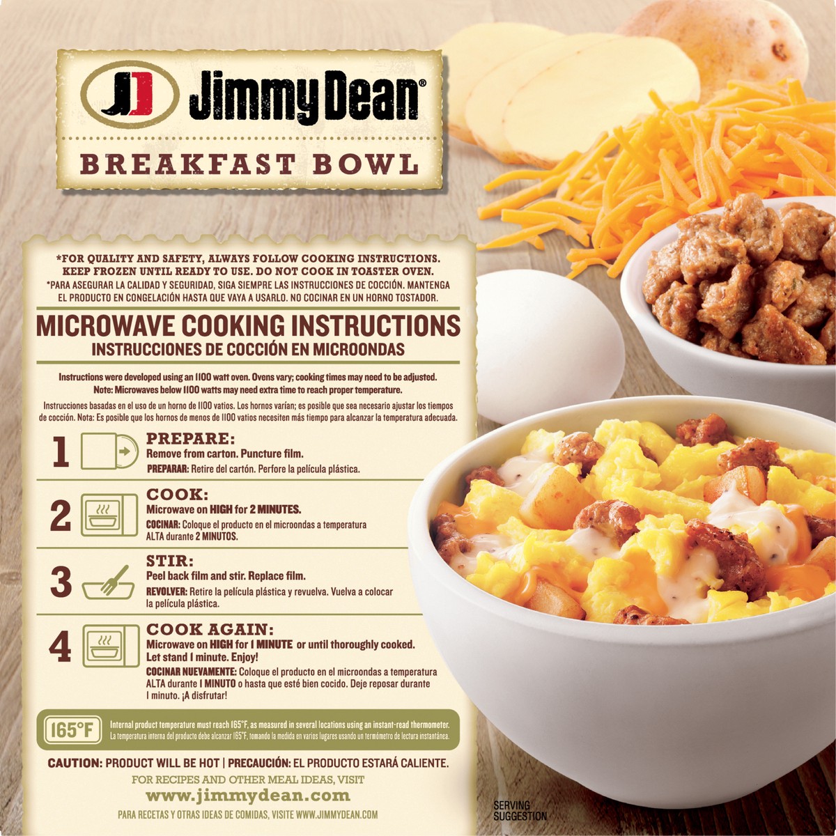 slide 7 of 9, Jimmy Dean Sausage & Gravy Breakfast Bowl, 7 oz