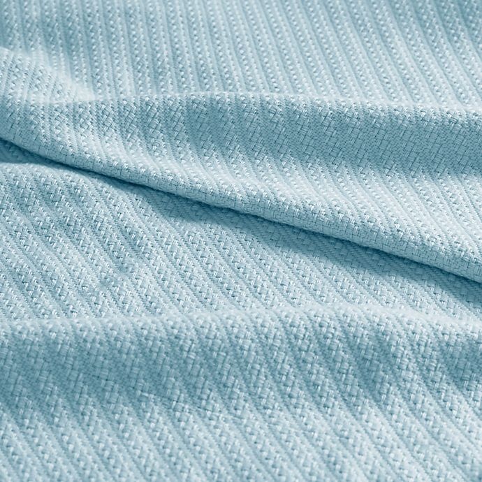 slide 3 of 6, Madison Park Liquid Cotton Full/Queen Blanket - Light Blue, 1 ct