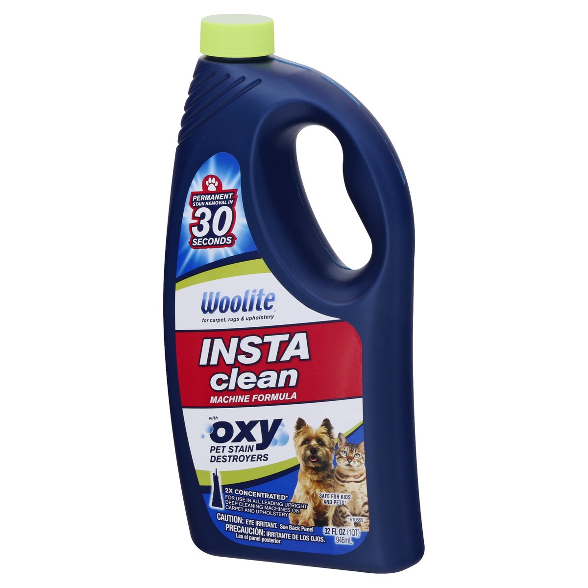 slide 9 of 9, Woolite Insta Clean Machine Formula with Oxy Pet Stain Destroyers 32 oz, 32 oz
