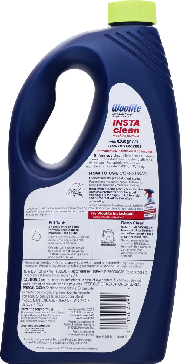 slide 7 of 9, Woolite Insta Clean Machine Formula with Oxy Pet Stain Destroyers 32 oz, 32 oz