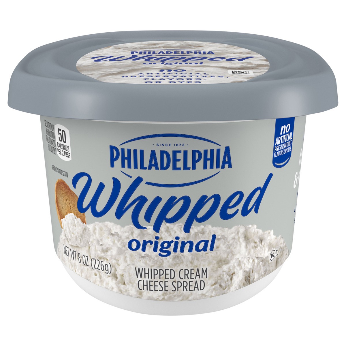 slide 1 of 5, Philadelphia Original Whipped Cream Cheese Spread, 8 oz Tub, 8 oz