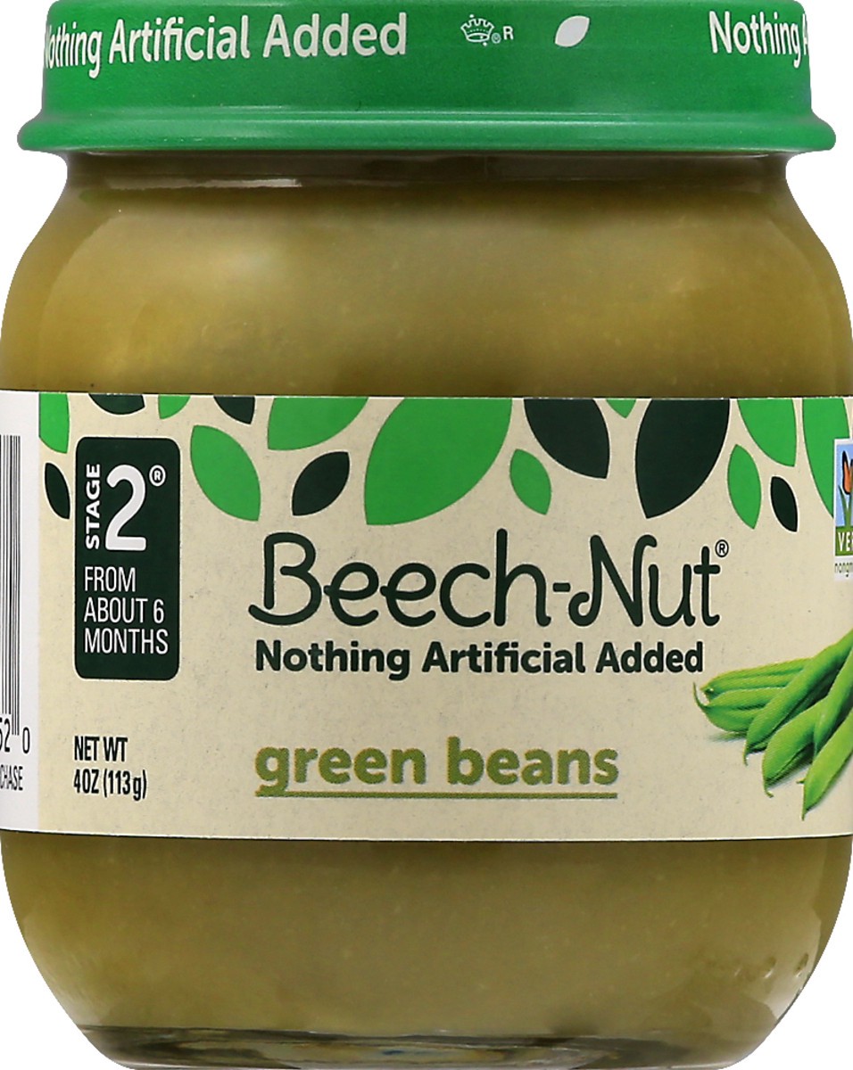 slide 1 of 10, Beech-Nut Stage 2 Green Beans 4 oz, 4 oz