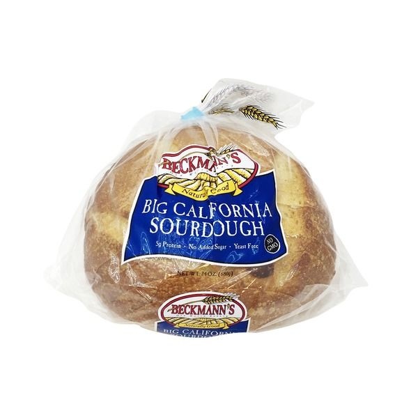 slide 1 of 5, Beckmanns Big Sour Round Bread - 24 Oz, 24 oz