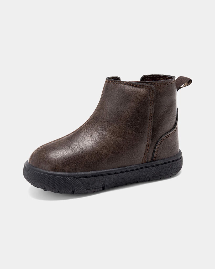 slide 4 of 6, Carter's Baby Boy Every Step® First Walker Boots - Brown Brown 5.5, 1 ct