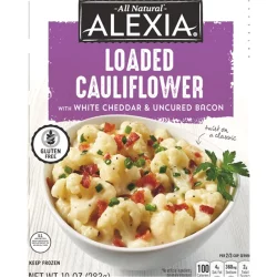 Alexia All Natural Loaded Cauliflower With White Cheddar & Uncured Bacon