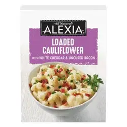 Alexia Loaded Cauliflower with White Cheddar & Uncured Bacon 10 oz