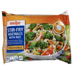 Meijer Stir-Fry Frozen Vegetables with Rice