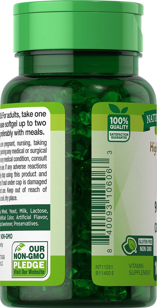 slide 5 of 5, Nature's Truth Vit E Alpha Softgel 200Iu, 100 ct