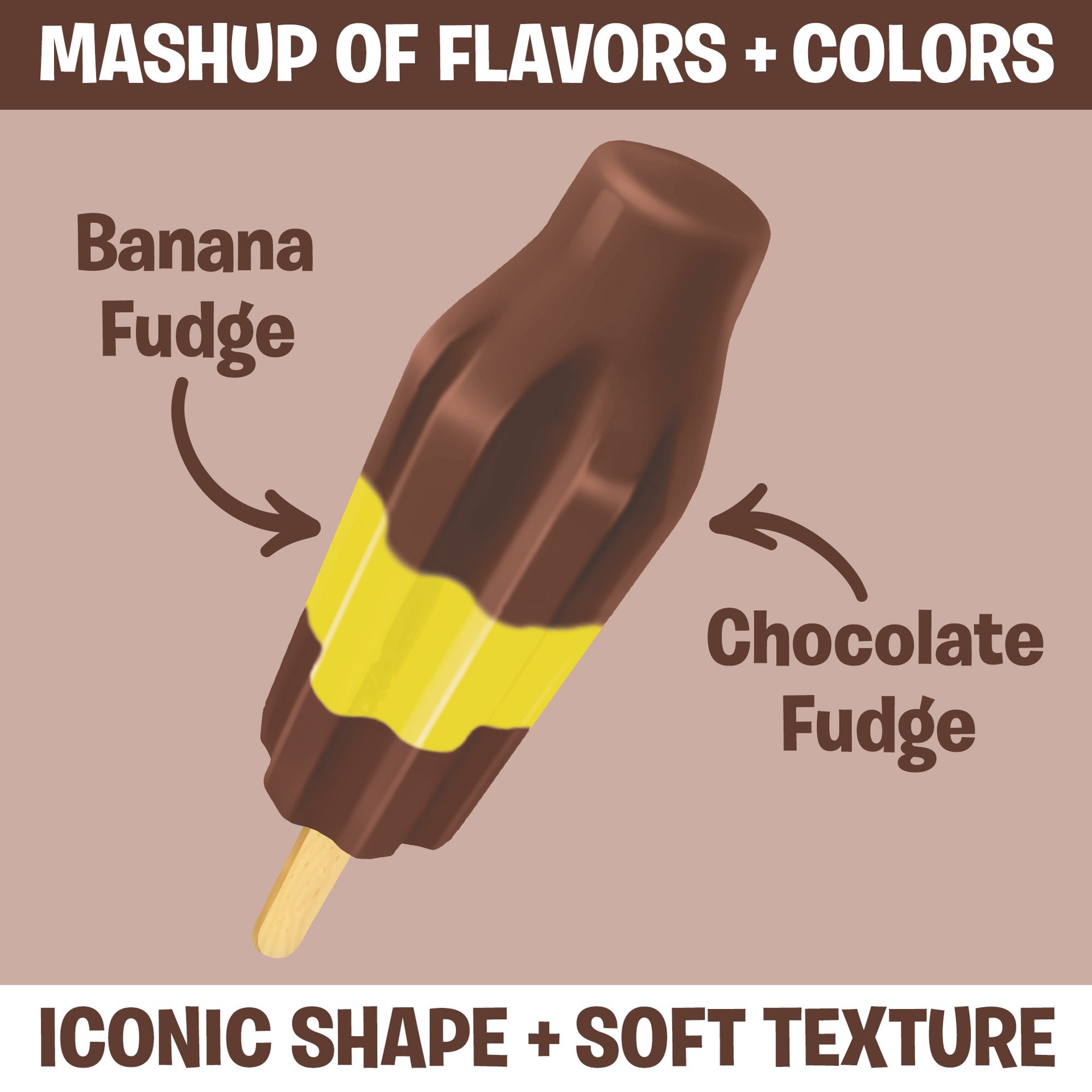 slide 3 of 5, Bomb Pop Banana Fudge Bar, 21 fl oz