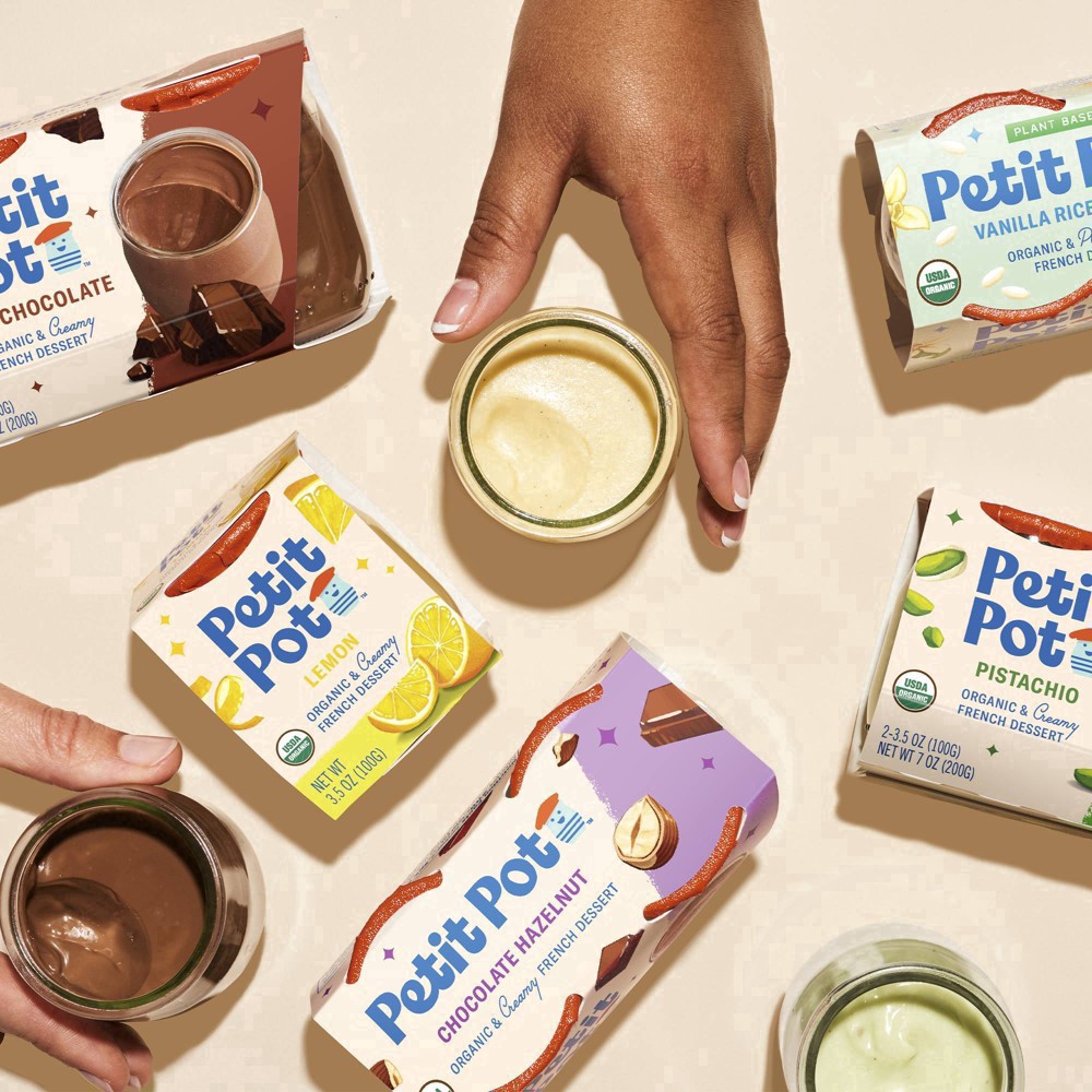 slide 30 of 61, Petit Pot Organic & Creamy Dark Chocolate French Dessert 2 - 4 oz Pots, 2 ct