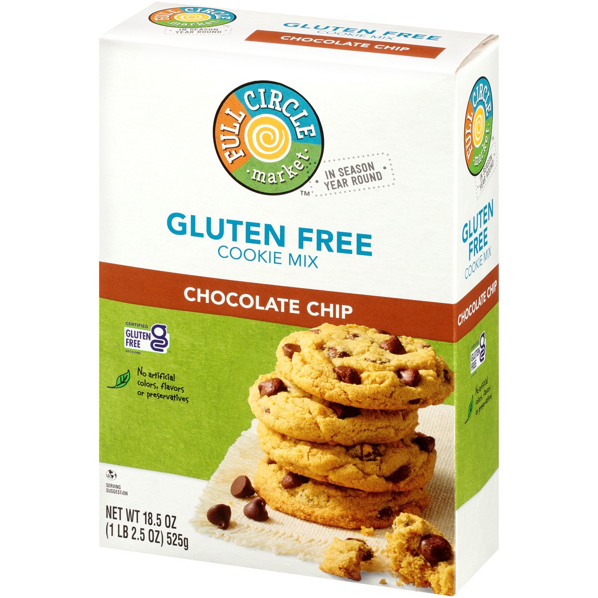 slide 3 of 9, Full Circle Market Chocolate Chip Cookie Mix, 18.5 oz