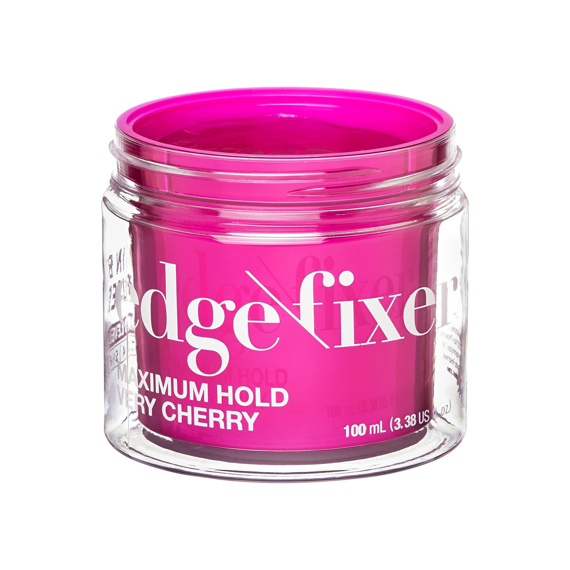 slide 3 of 5, KISS Colors & Care Edge Fixer Maximum Hold with Biotin, Very Cherry, 3.38 fl oz, 1 ct