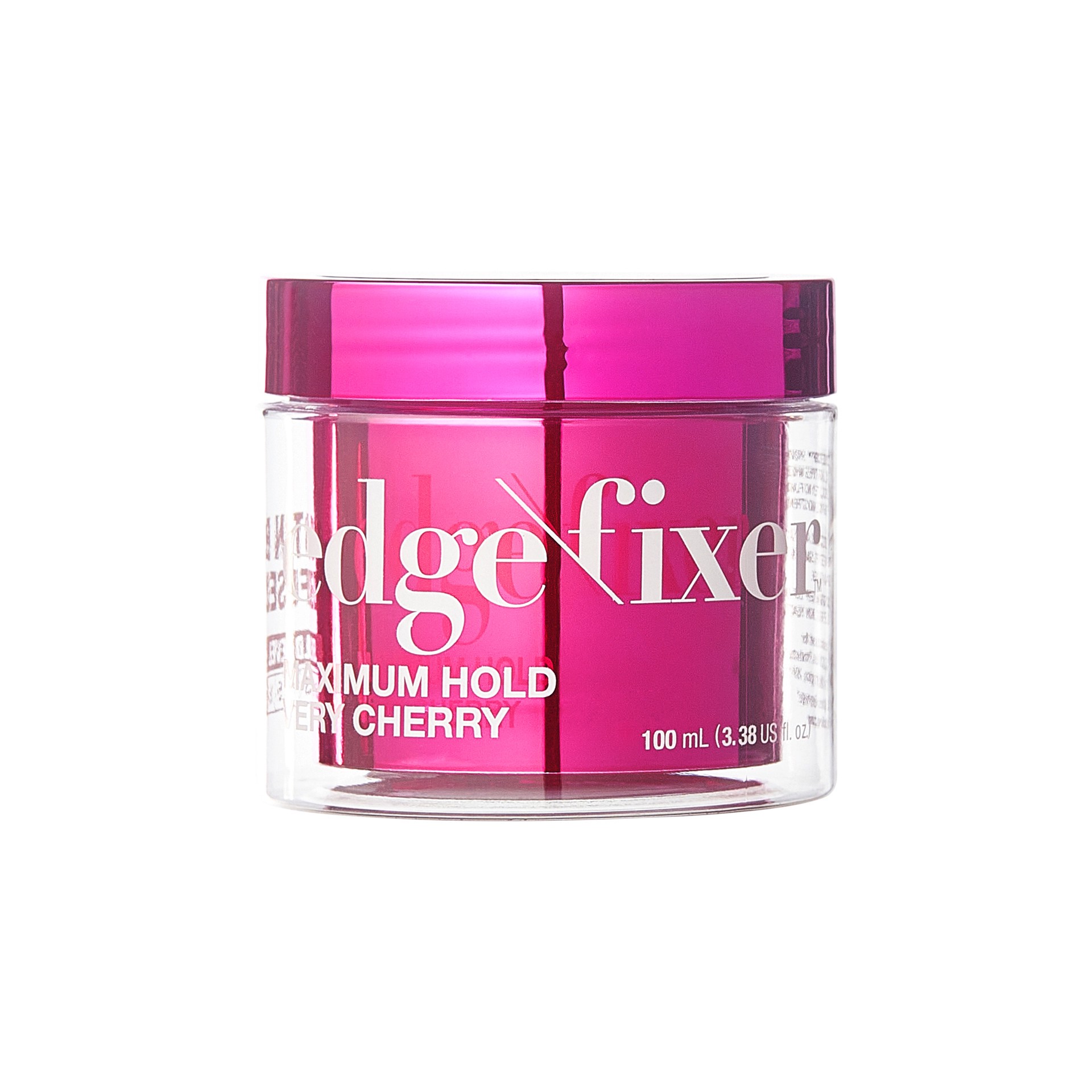 slide 1 of 5, KISS Colors & Care Edge Fixer Maximum Hold with Biotin, Very Cherry, 3.38 fl oz, 1 ct