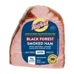Hatfield Black Forest Boneless Smoked Ham 24 Oz - 24 Oz