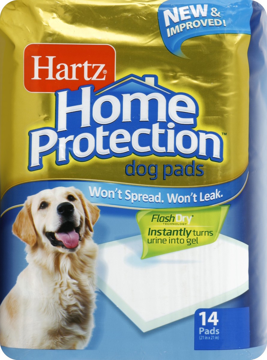 slide 4 of 4, Hartz Dog Pads, 14 ct