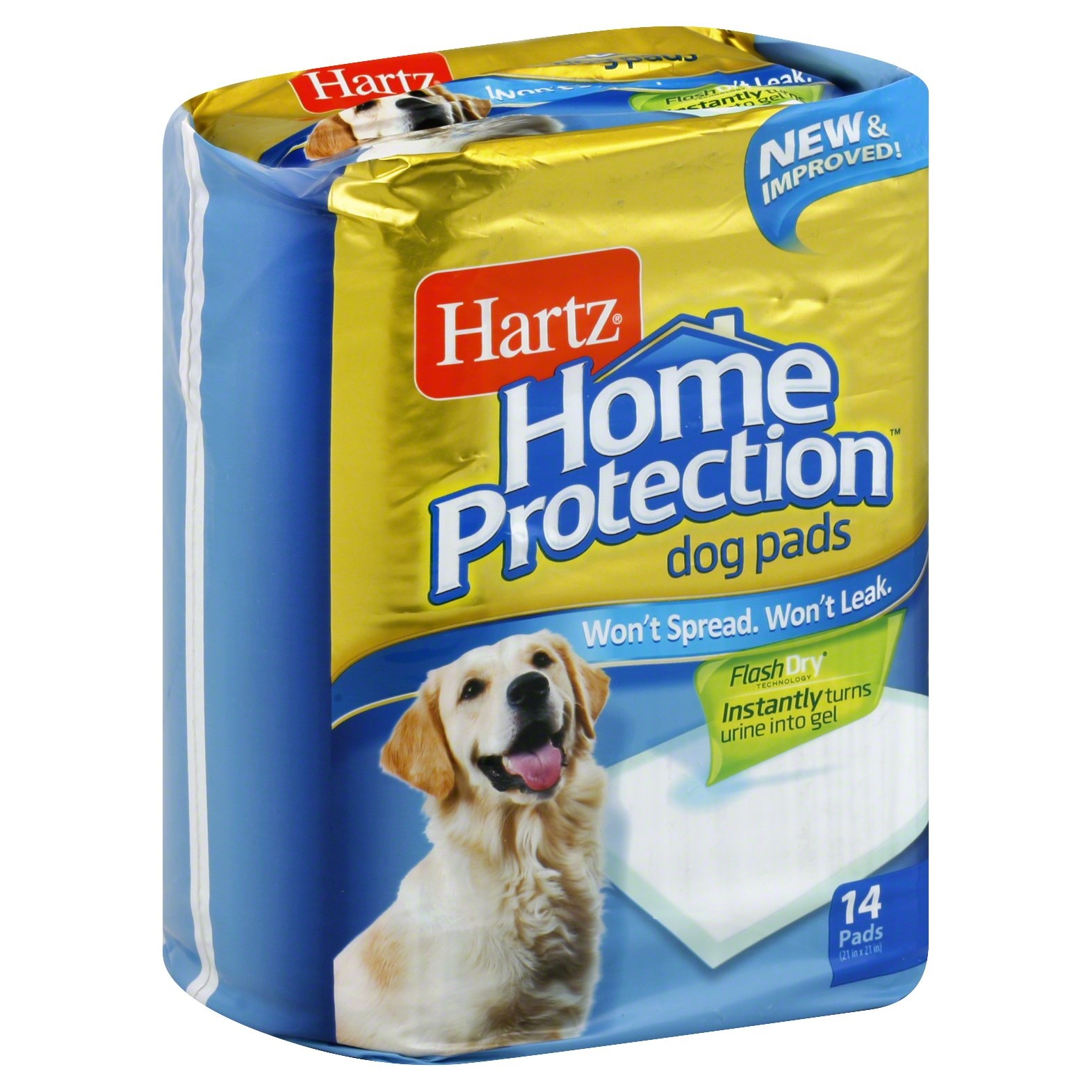 slide 1 of 3, Hartz Home Protection Maximum Protection Training Pads For Dogs and Puppies, 14 ct