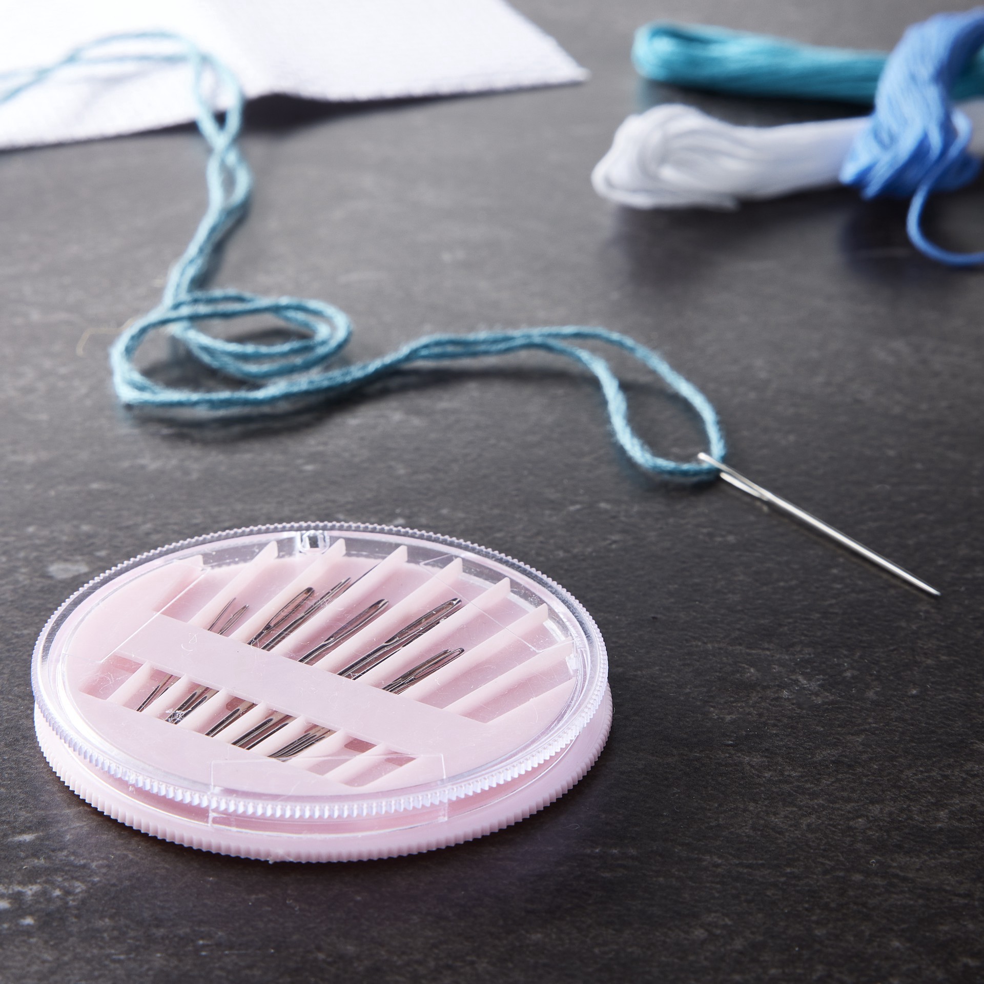 slide 2 of 3, Hand Tapestry Needles Compact By Loops & Threads, 15 needles