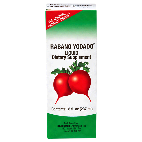 slide 1 of 1, Rabano Yodado Liquid Dietary Supplement, 8 oz