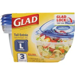 Glad Tall Entree 42oz Square