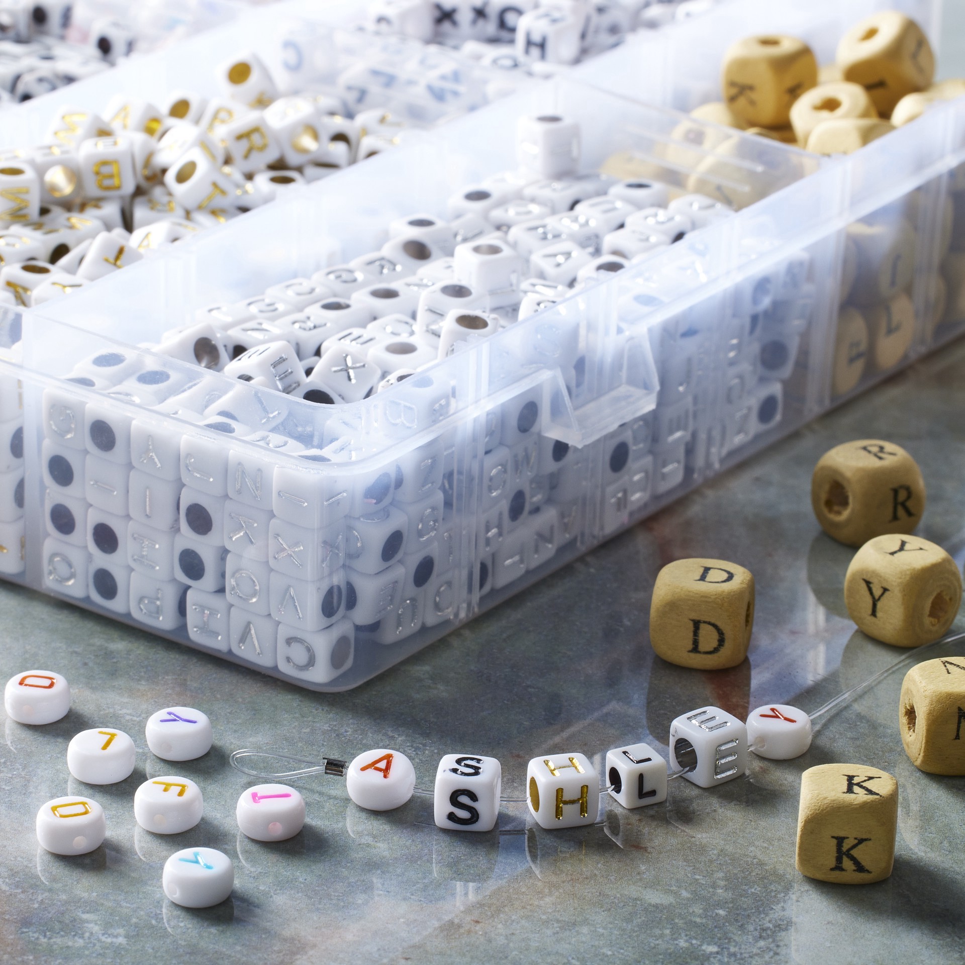 slide 3 of 4, Craft Mixed Alphabet Beads By Bead Landing, 5mm-10mm