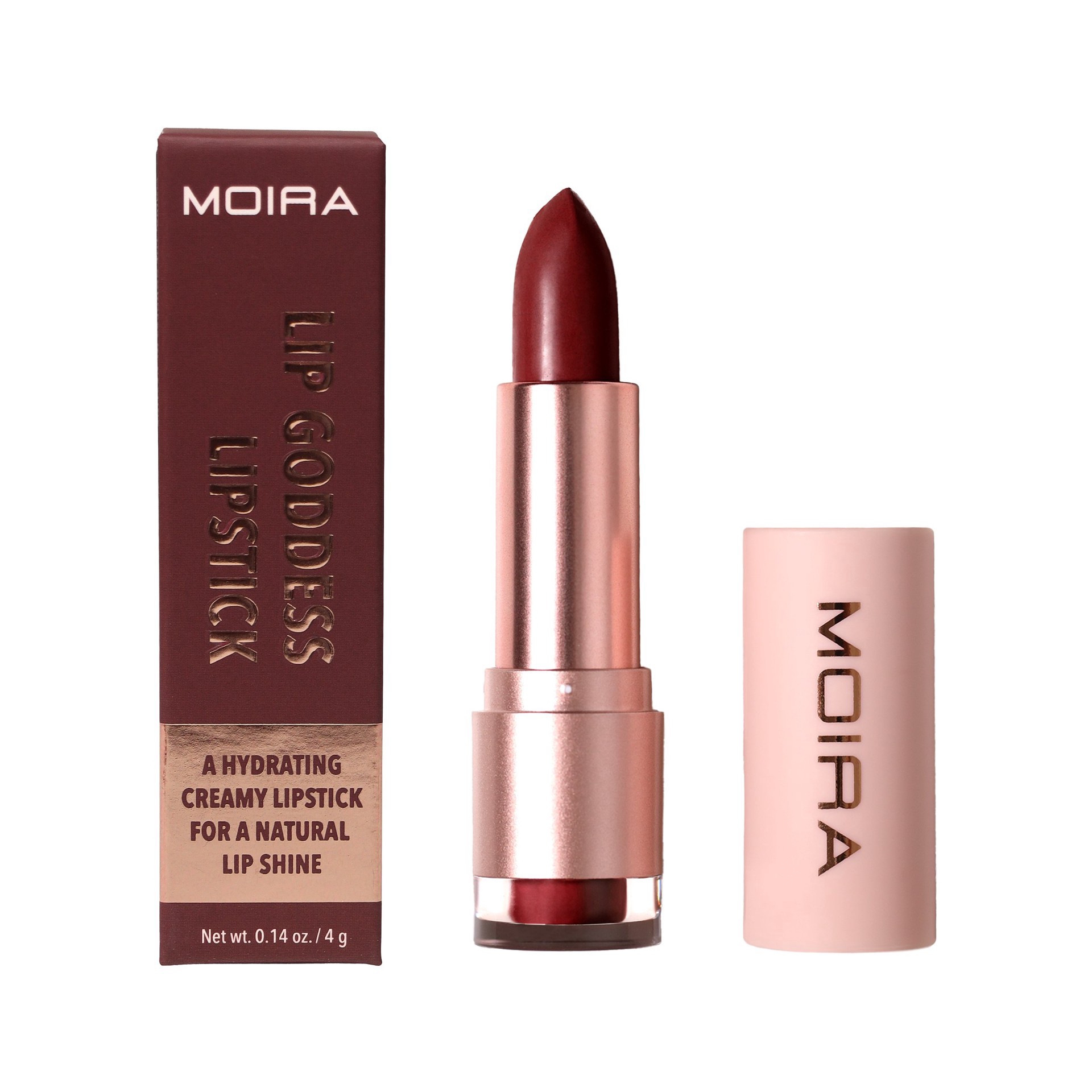 slide 1 of 1, Moira Lip Goddess Lipstick - 019 Classy, 1 ct