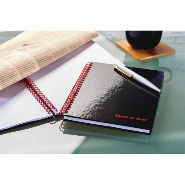 slide 4 of 7, Black n' Red Business Notebook,1 Subject, Legal Ruled - Black/Red, 70 ct