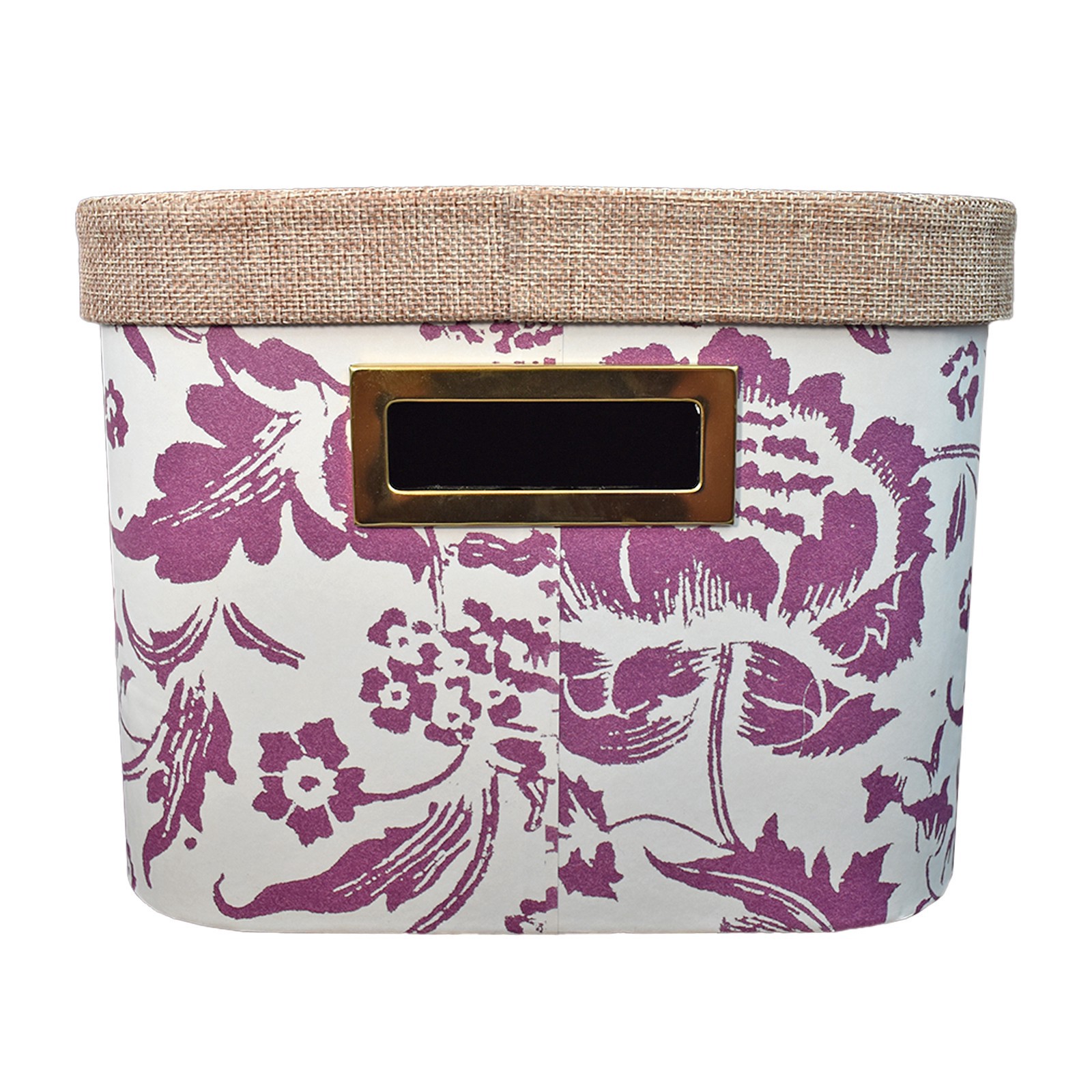slide 3 of 5, Large Floral Decorative Box By Ashland, 14 in x 10 in x 7.5 in