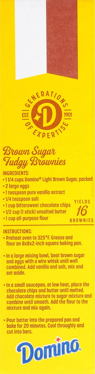 slide 8 of 14, Domino Light Brown Sugar, 1 lb