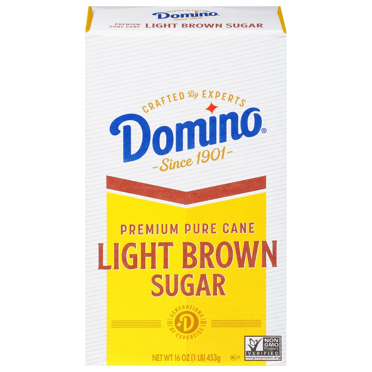 slide 1 of 14, Domino Light Brown Sugar, 1 lb