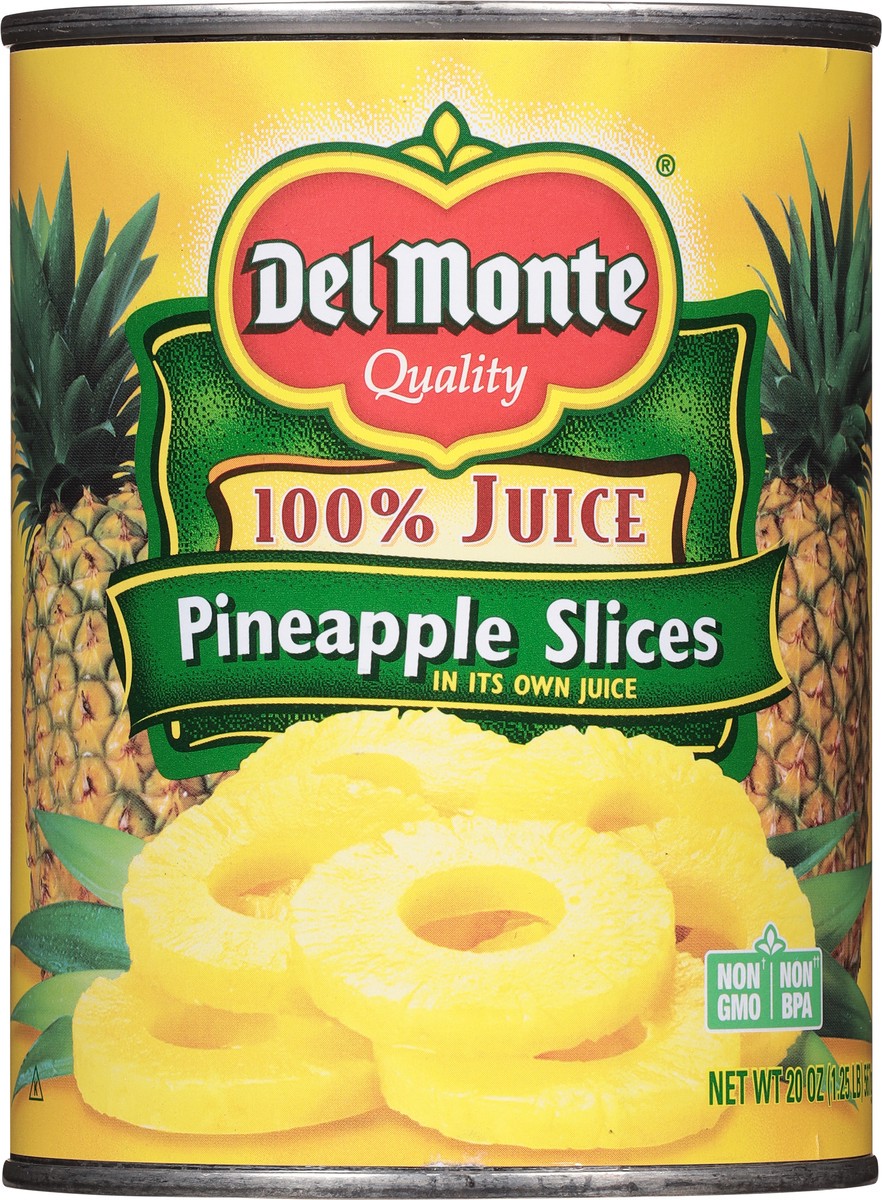 slide 5 of 13, Del Monte Pineapple Slices in Its Own Juice 20 oz, 20 oz