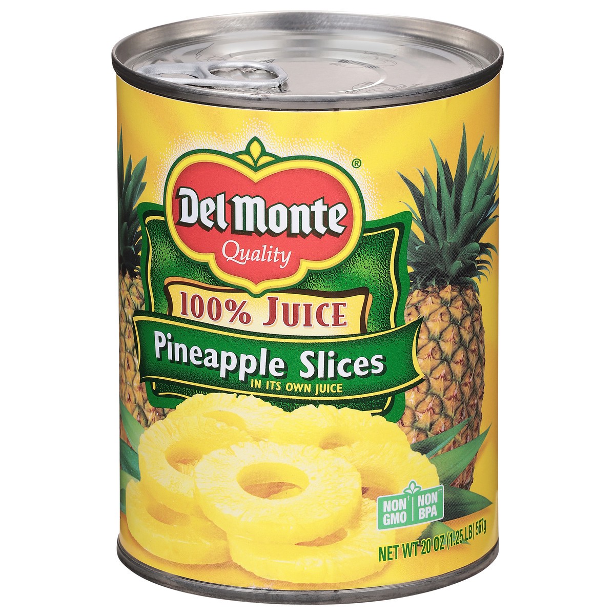 slide 9 of 13, Del Monte Pineapple Slices in Its Own Juice 20 oz, 20 oz
