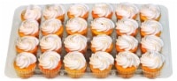 slide 1 of 1, Bakery Fresh Goodness White Iced Yellow Cupcakes, 24 ct