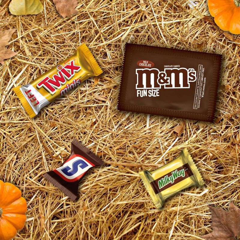 slide 7 of 8, Mars M&M's, Twix, Snickers, Milky Way Halloween Chocolate Variety Pack, 34.74 oz