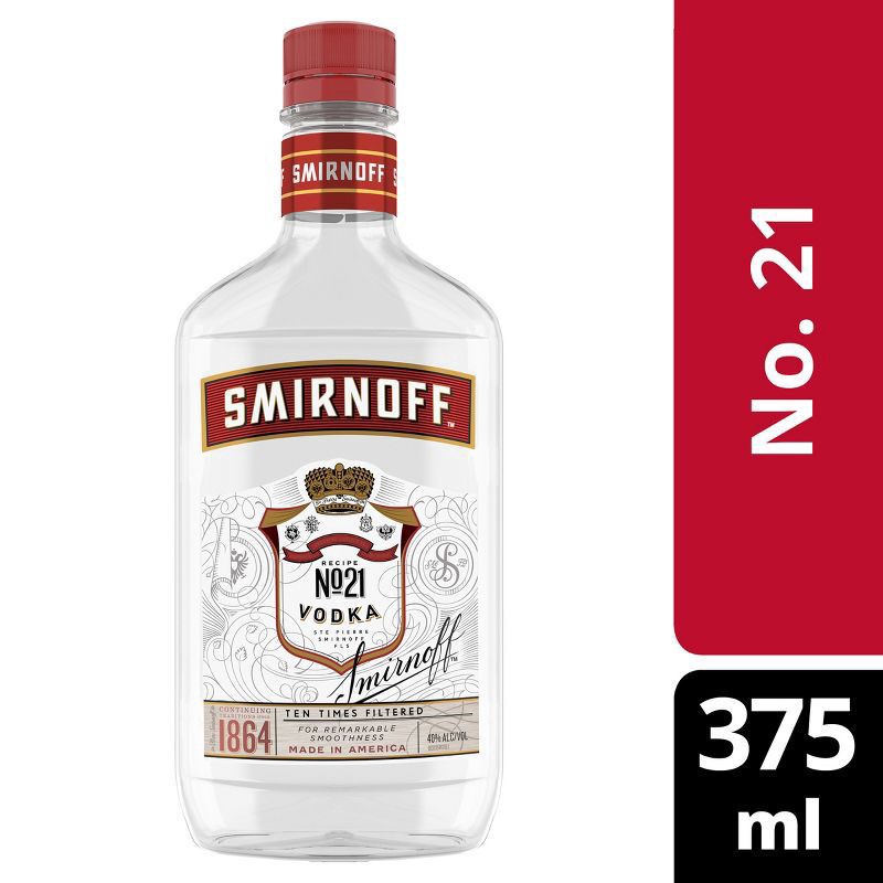 slide 1 of 6, Smirnoff Red Label Vodka, 375 ml