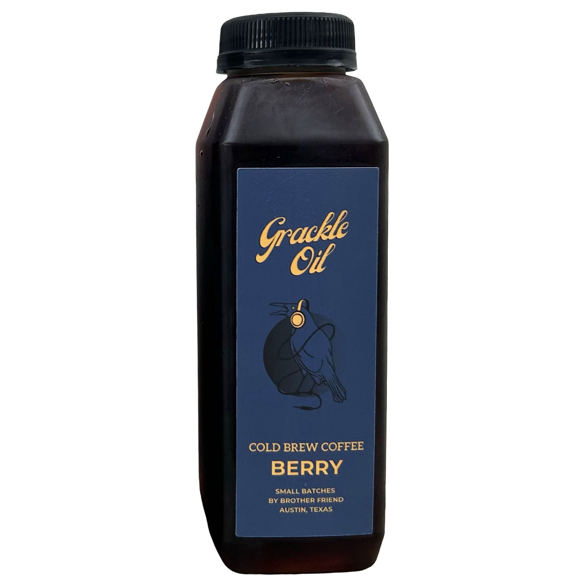 slide 1 of 1, Grackle Oil Cold Brew Coffee - Berry, 12 oz
