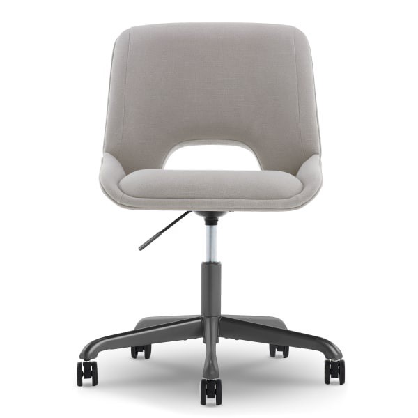 slide 9 of 9, Elle Decor Elle Dcor Laissy Linen Low-Back Task Chair, Ivory, 1 ct