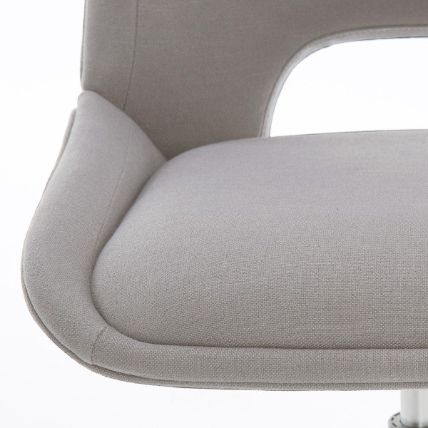 slide 7 of 9, Elle Decor Elle Dcor Laissy Linen Low-Back Task Chair, Ivory, 1 ct