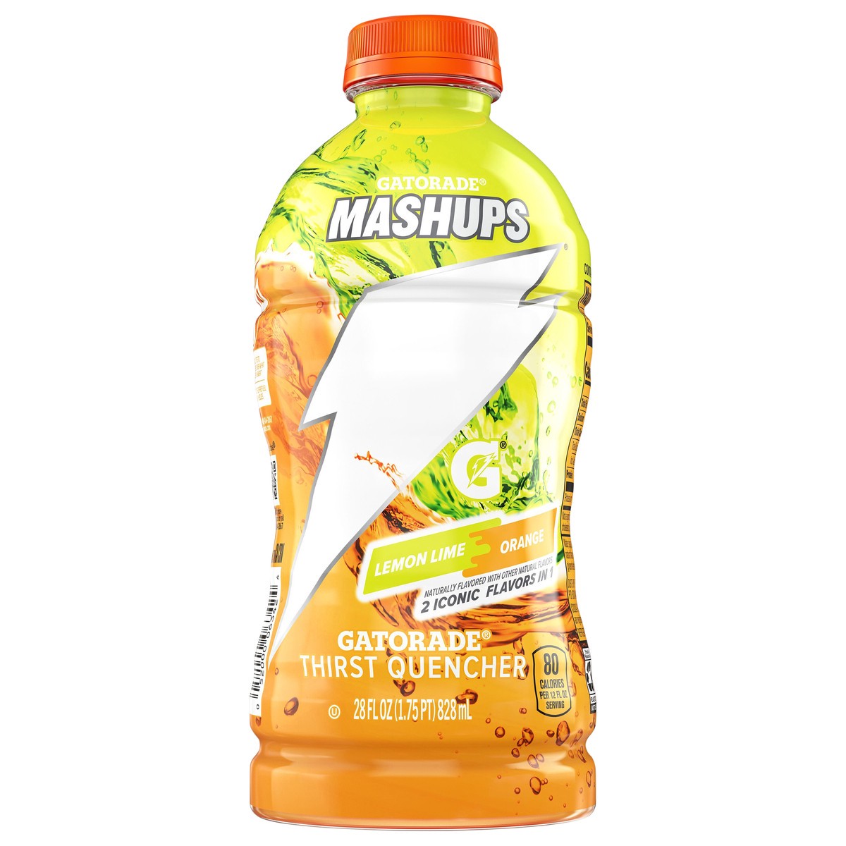 slide 1 of 8, Gatorade Mashups Thirst Quencher Lemon Lime Orange Artificially Flavored 28 Fl Oz, 28 fl oz