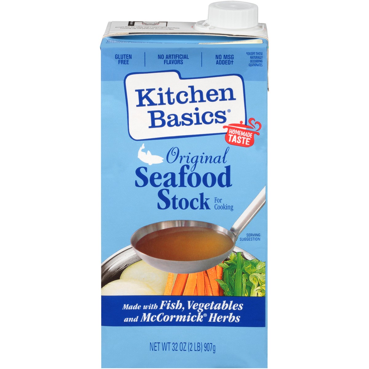 slide 1 of 2, Kitchen Basics/Stock Seafood Gluten Free, 32 oz