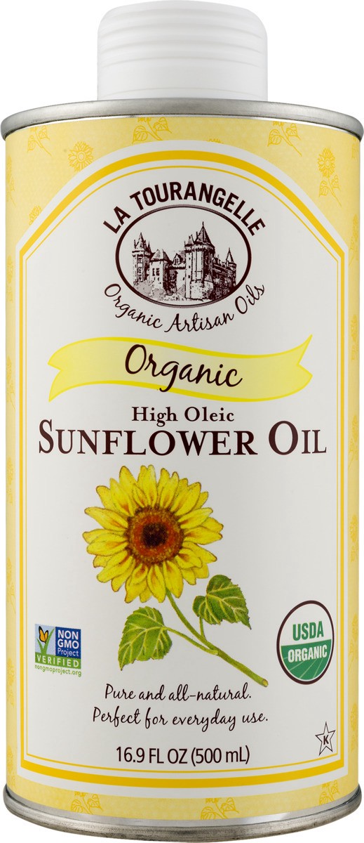 slide 8 of 11, La Tourangelle Organic Artisan Oils High Oleic Sunflower, 16 oz