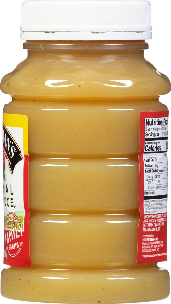 slide 6 of 14, Musselman's Regular Applesauce Plastic Jar, 24 oz