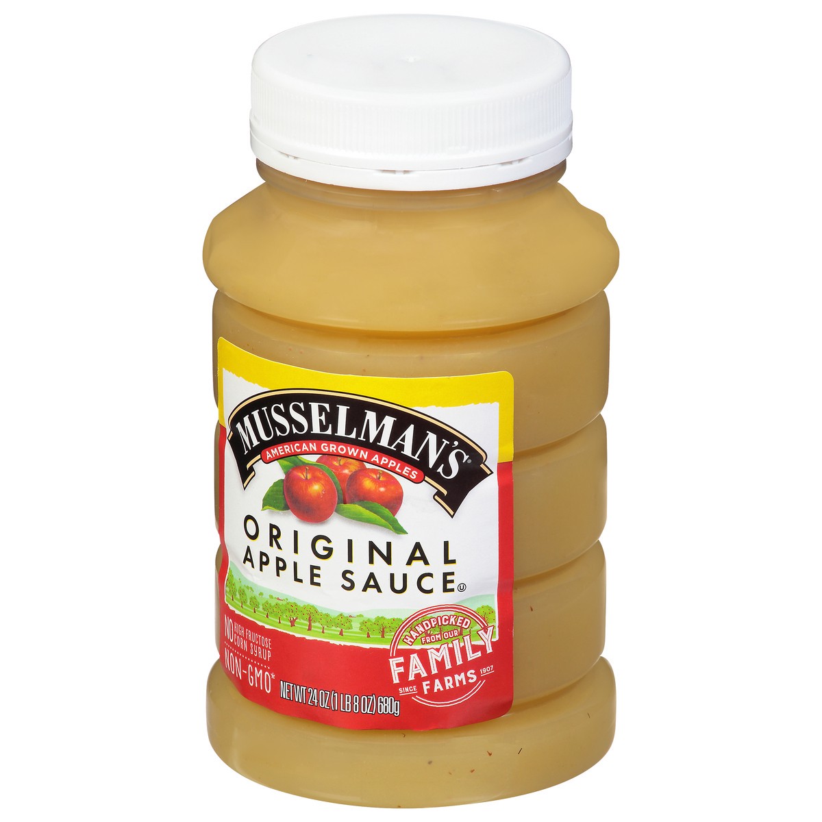 slide 11 of 14, Musselman's Regular Applesauce Plastic Jar, 24 oz